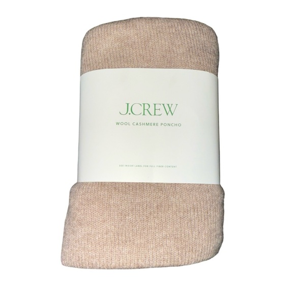 J. CREW  Cashmere-wool blend poncho - Picture 2 of 2